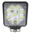  SPC Фара светодиодная OFF ROAD 107*107мм квадратная 12V/24V 27W 6000К 9 диодов Дальний свет